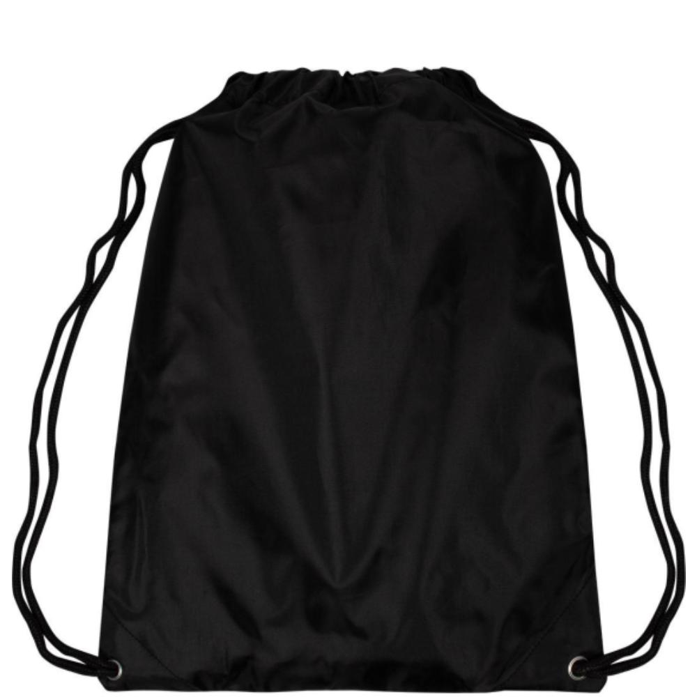 Black Nylon Draw String Bag