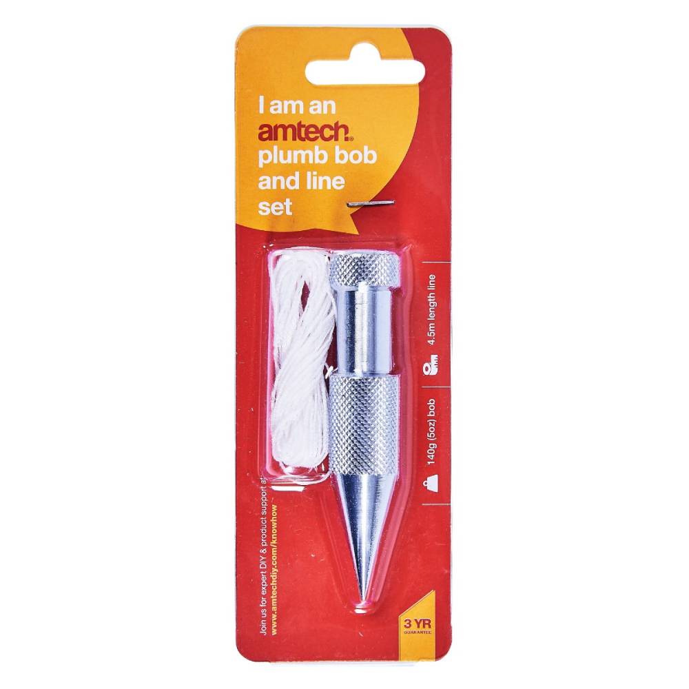 Amtech Plumb Bob And Line Set