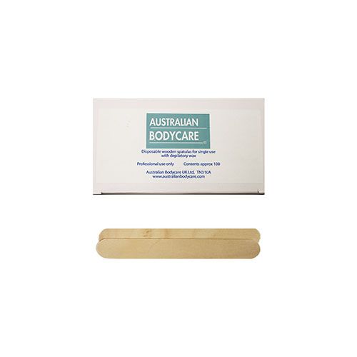 Australian Bodycare Thin Spatulas (100)
