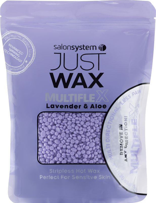 Salon System Just Wax Multiflex Lavender & Aloe Stripless Hot Wax Beads700g