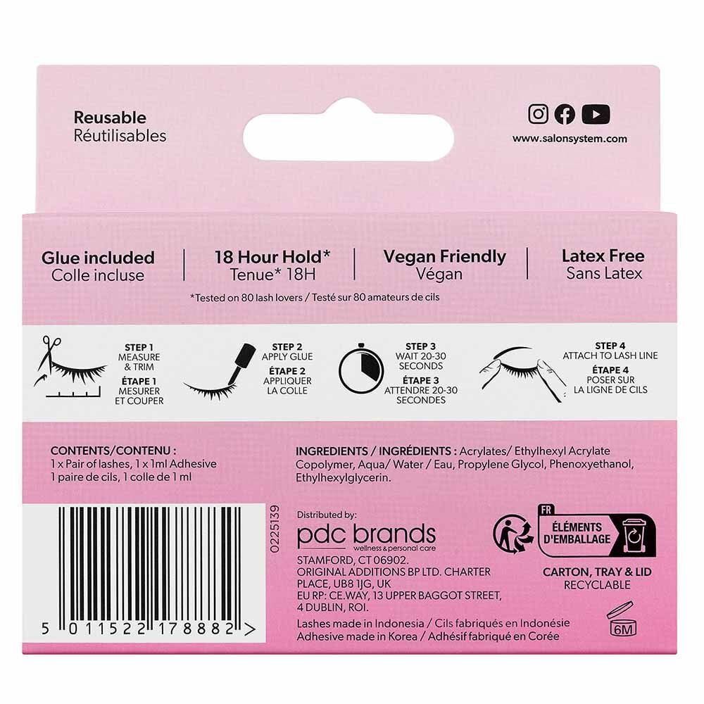 Salon System 3/4 Length No.022 Wispy Volume Lashes