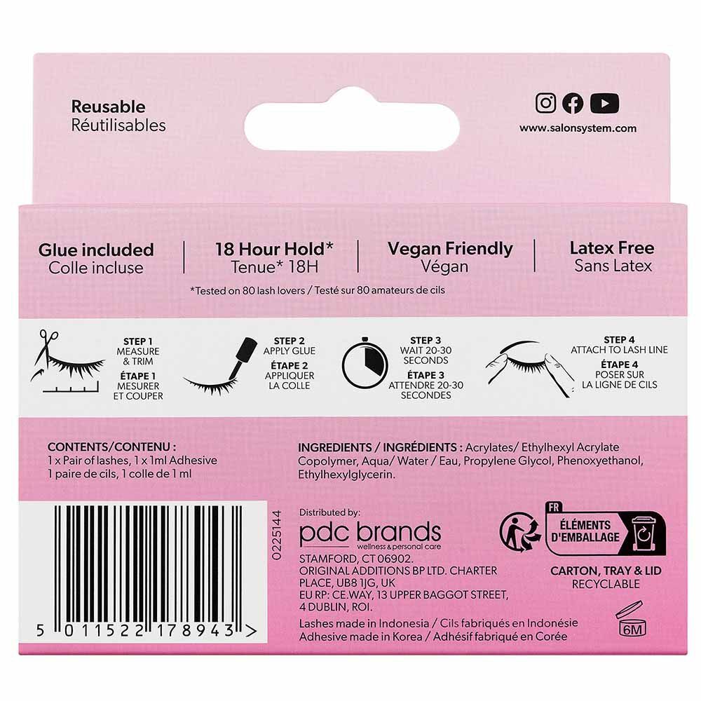 Salon System 3/4 Length No.055 Classic Volume Lashes