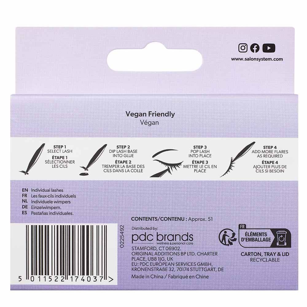 Salon System Luxe 3D Short Individual Lashes