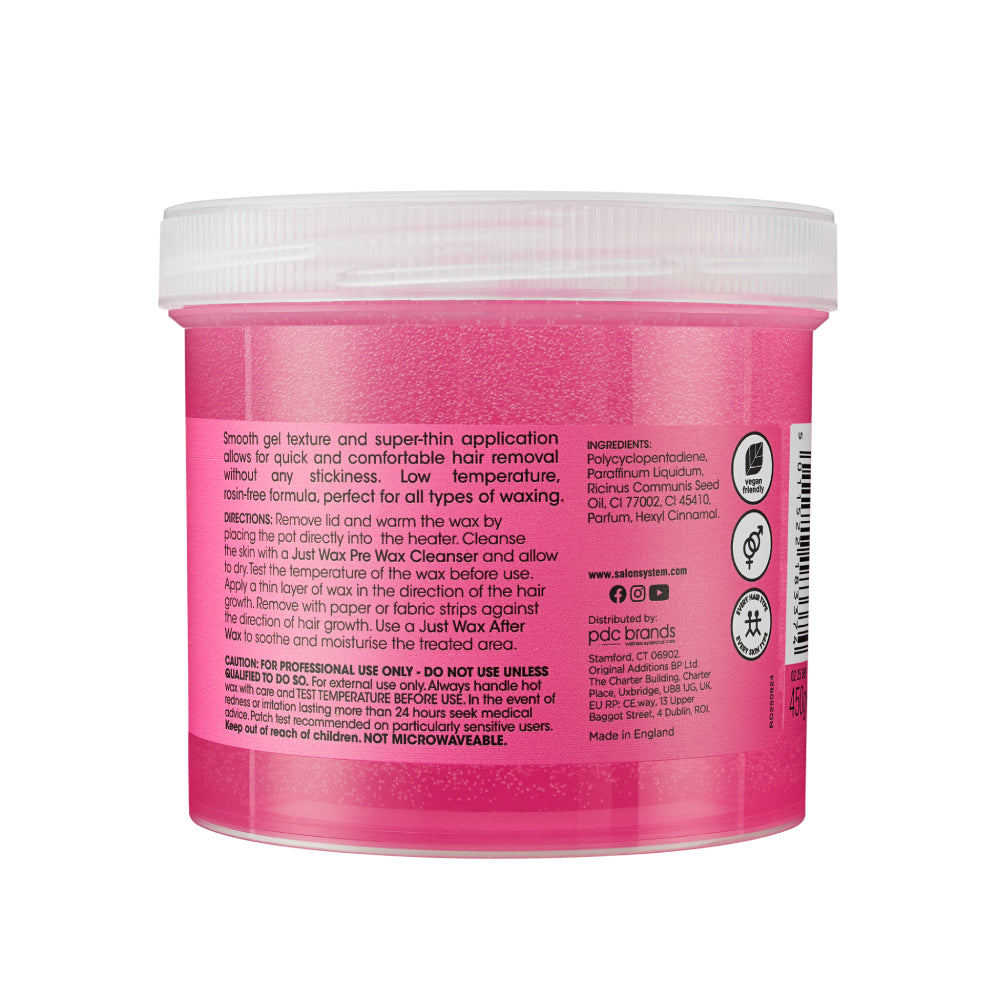 Salon System Just Wax Berrylicious Strip Wax 450g