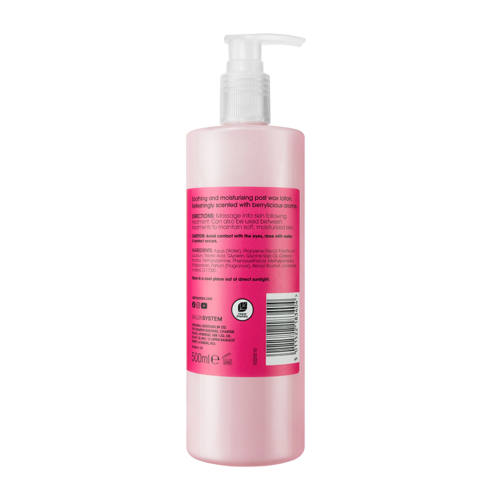 Salon System Just Wax Berrylicious After Wax Lotion 500ml