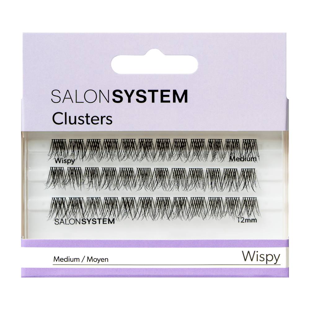 Salon System Individual Lash Clusters Wipsy Medium 12mm
