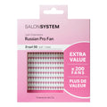 Salon System Lash Extensions Russian Pro Fan D Curl 5D 0.07 12mm