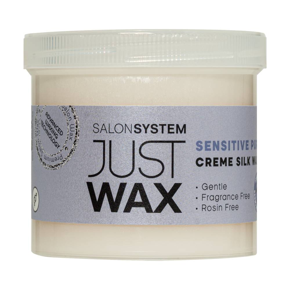 Salon System Just Wax Sensitive Pure Creme Silk Wax 425g