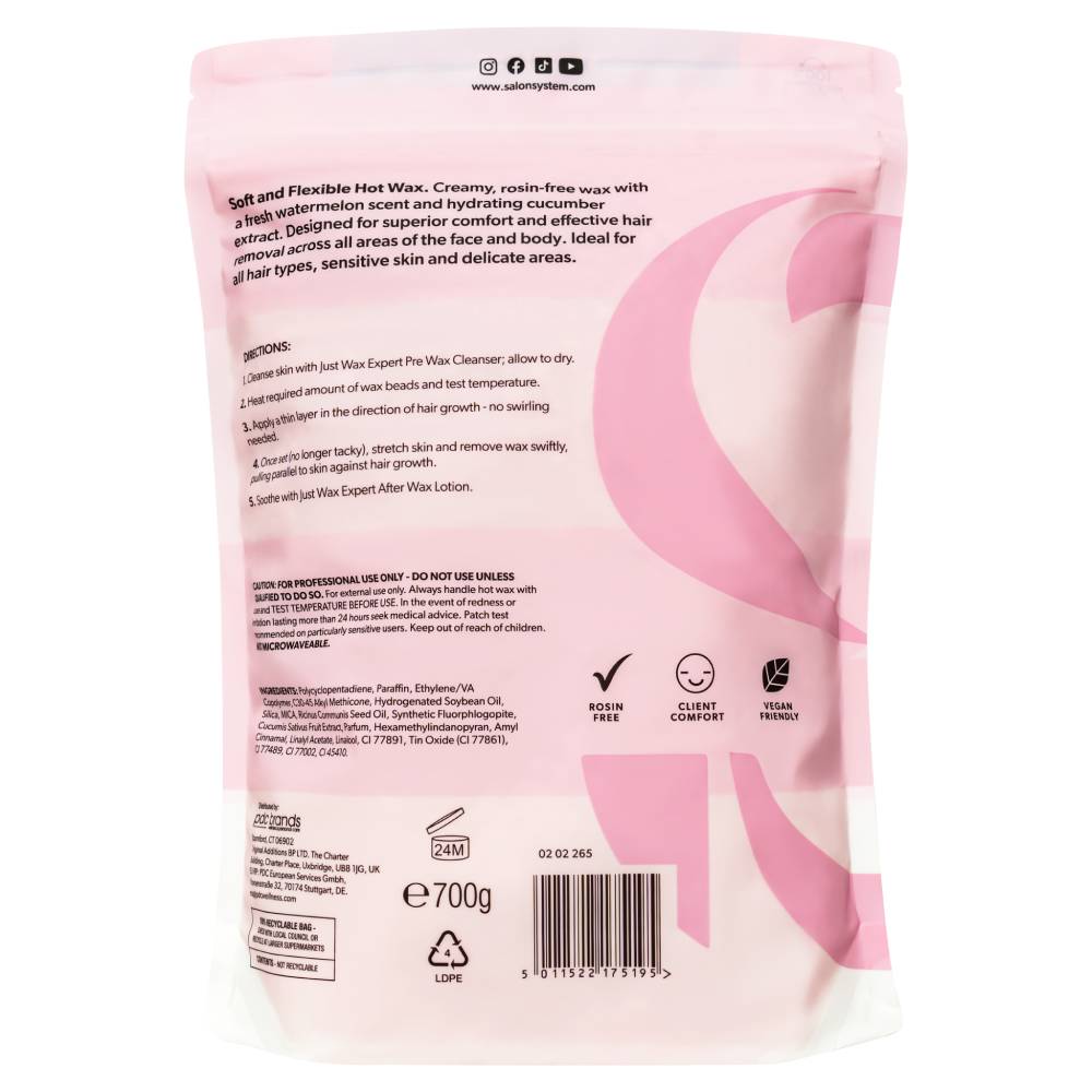 Salon System Just Wax Expert Watermelon Hot Wax 700g