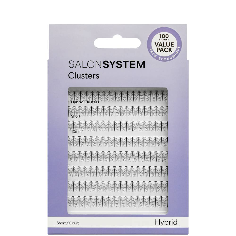 Salon System Cluster Lashes Hybrid Short Value Pack