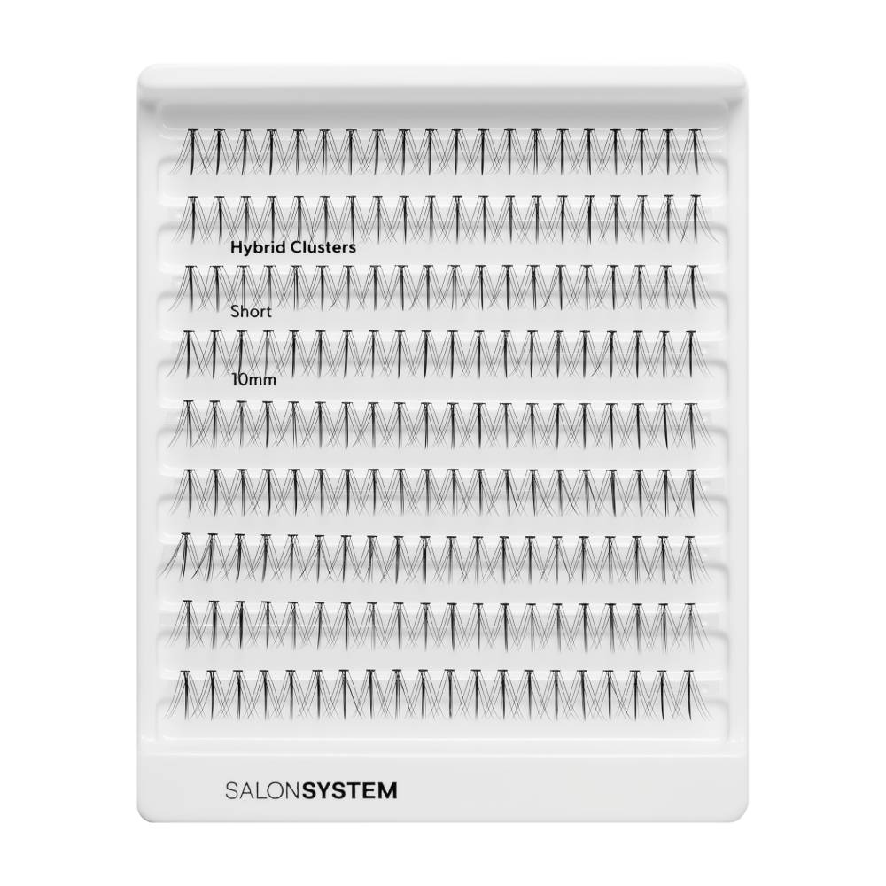 Salon System Cluster Lashes Hybrid Short Value Pack