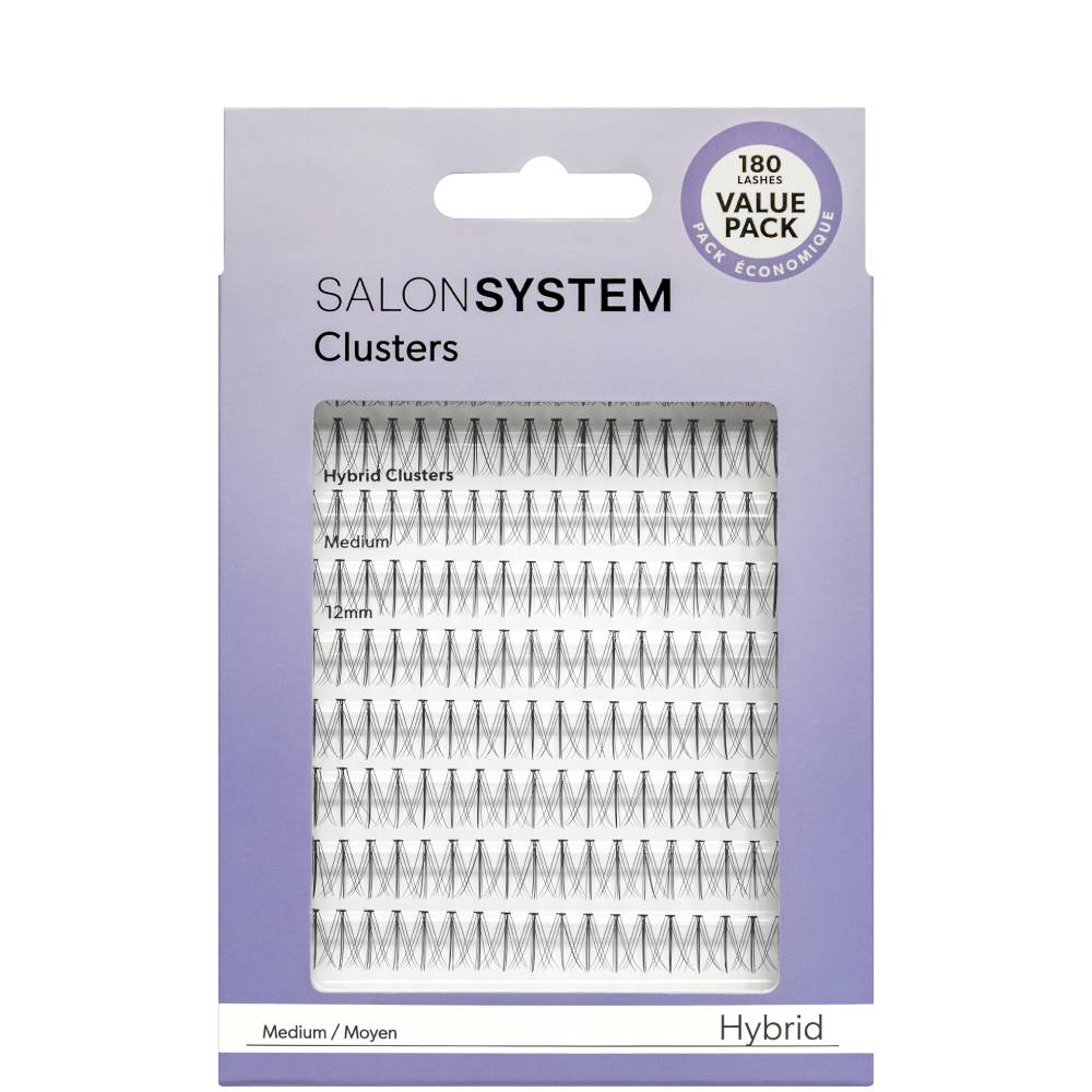 Salon System Cluster Lashes Hybrid Medium Value Pack