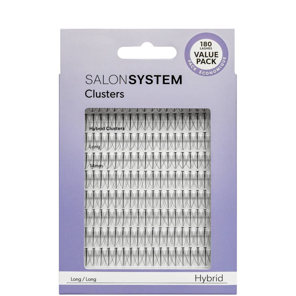 Salon System Cluster Lashes Hybrid Long Value Pack