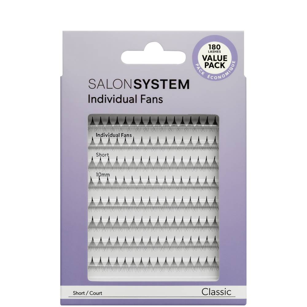 Salon System Individual Lash Fans Classic Short Value Pack