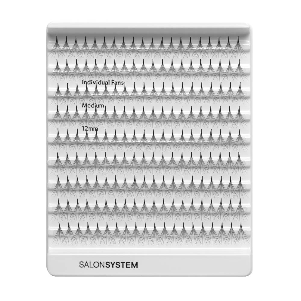 Salon System Individual Lash Fans Classic Medium Value Pack