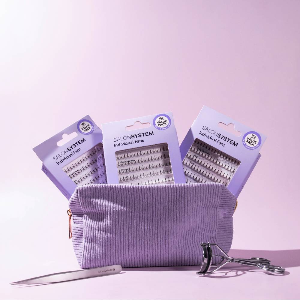 Salon System Individual Lash Fans Classic Medium Value Pack