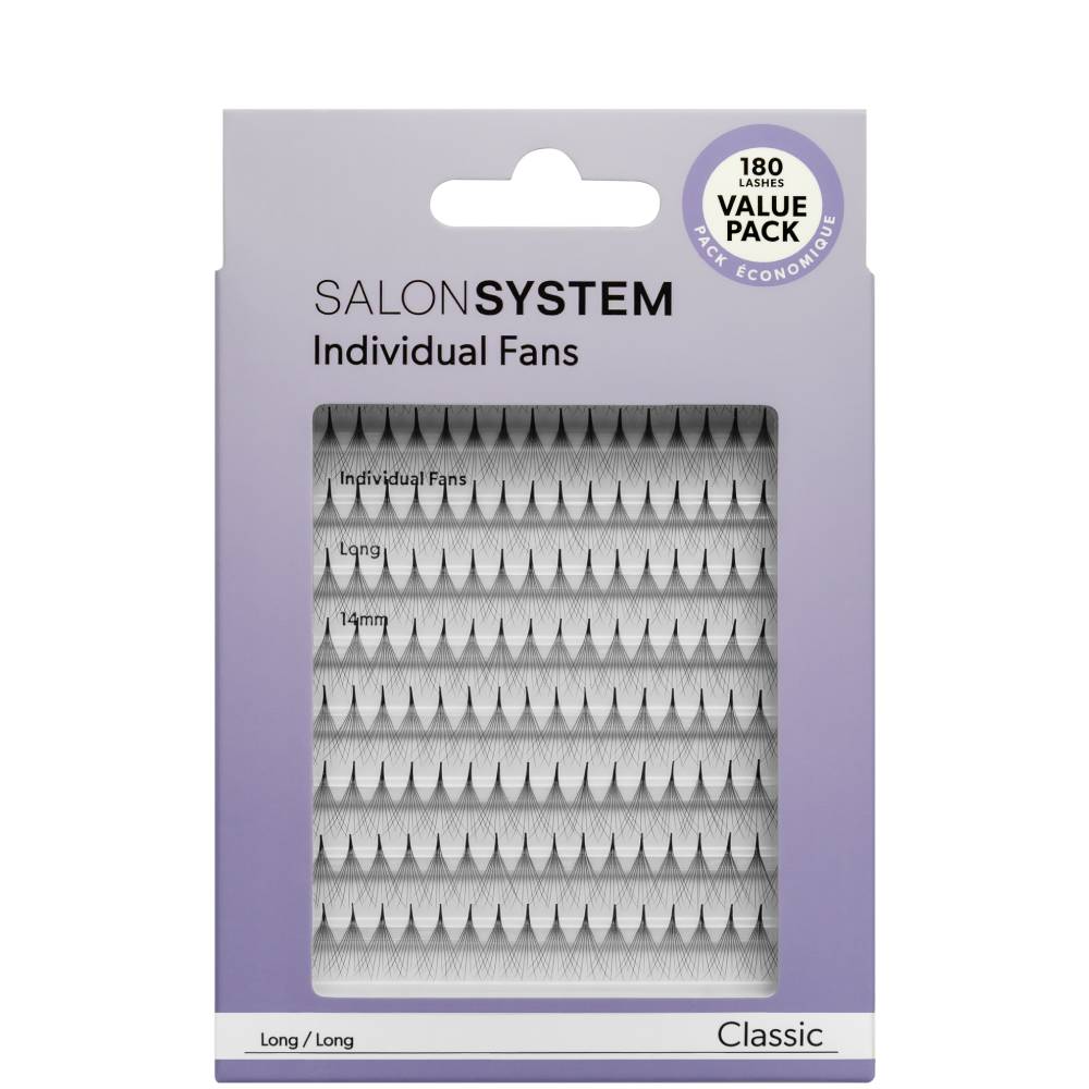 Salon System Individual Lash Fans Classic Long Value Pack