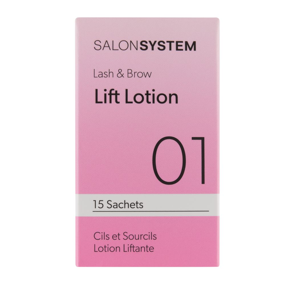 Salon System Lash and Brow Lift Lotion 01 Sachets (15)