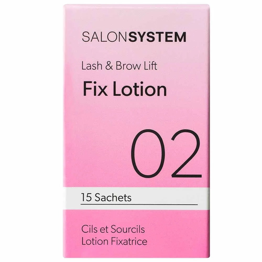 Salon System Lash and Brow Lift Fix Lotion 02 Sachets (15)