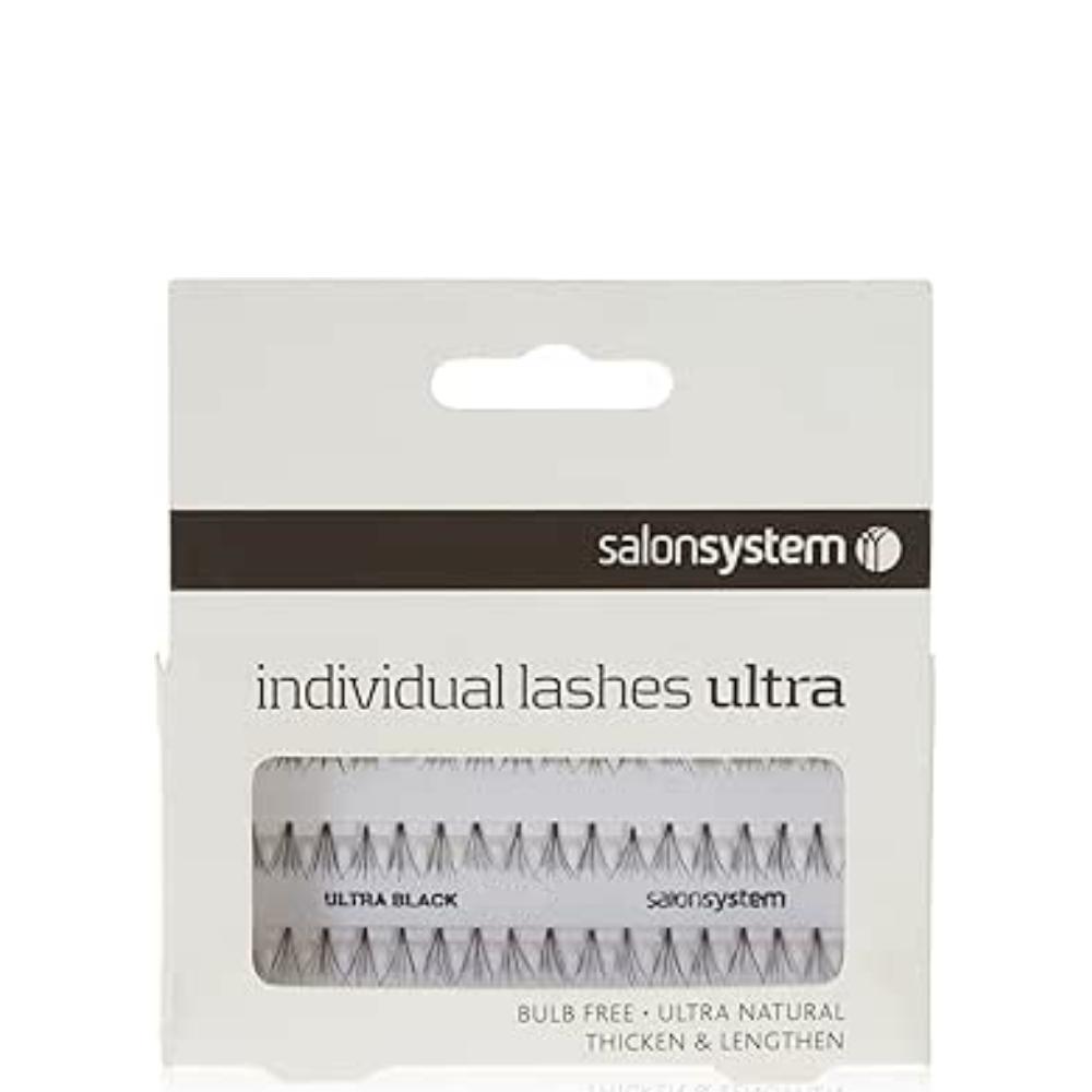 Salon System Individual Lashes Ultra Black Mini Bulb Free