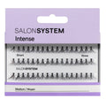 Salon System Individual Re-Usable Extra Volume Intense Eyelashes - Medium - Black