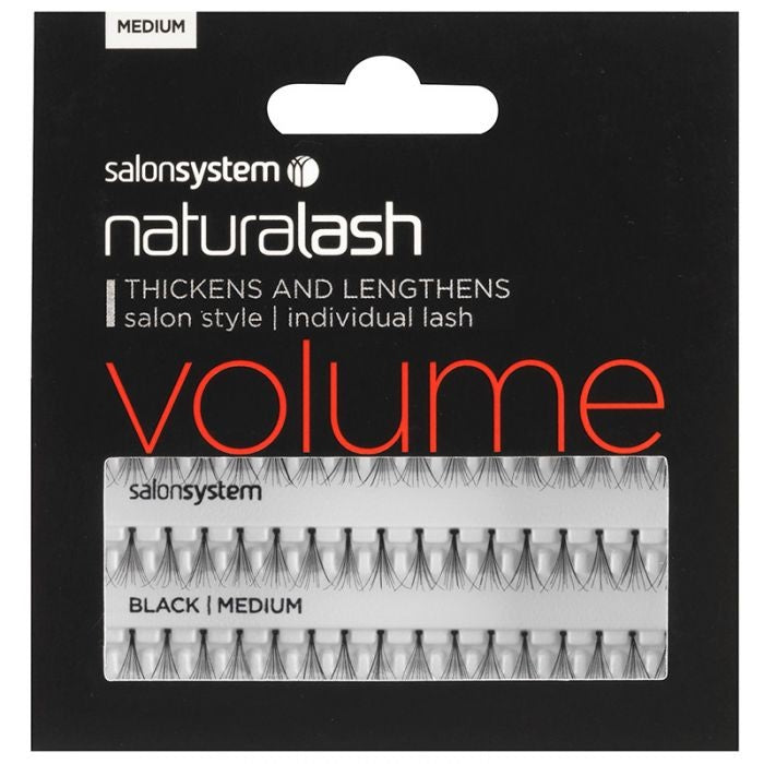 Salon System Individual Lashes Flare Black - Medium