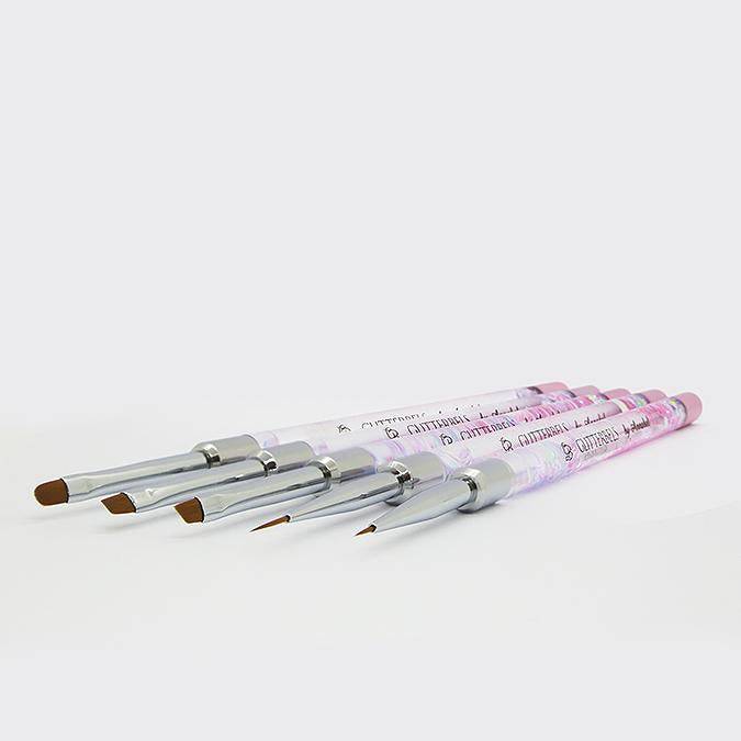 Glitterbels Gel Art Brush Set (5 Brushes)