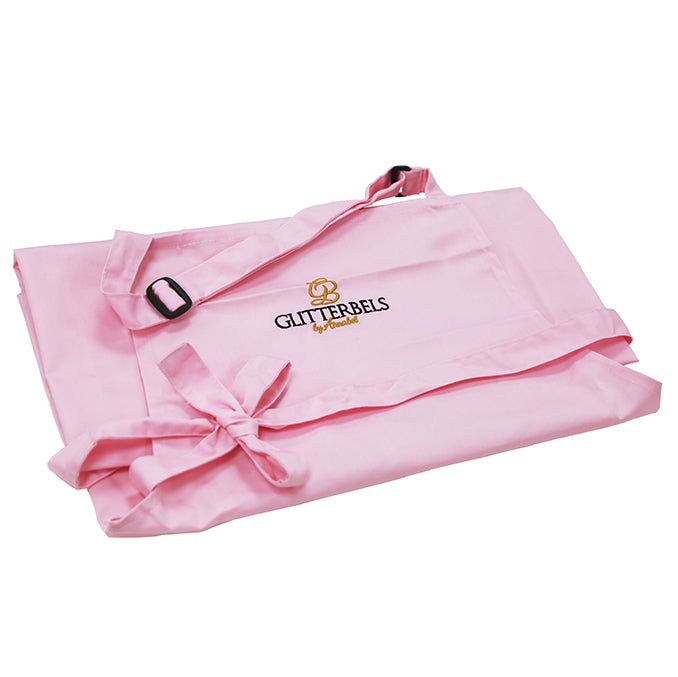Glitterbels Full Apron Pink