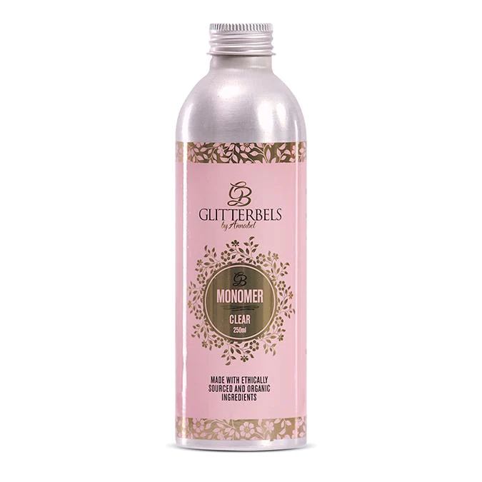 Glitterbels Monomer Clear Acrylic Liquid 250ml