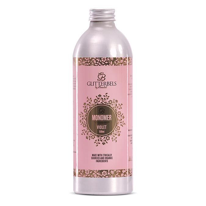 Glitterbels Monomer Violet Acrylic Liquid 500ml