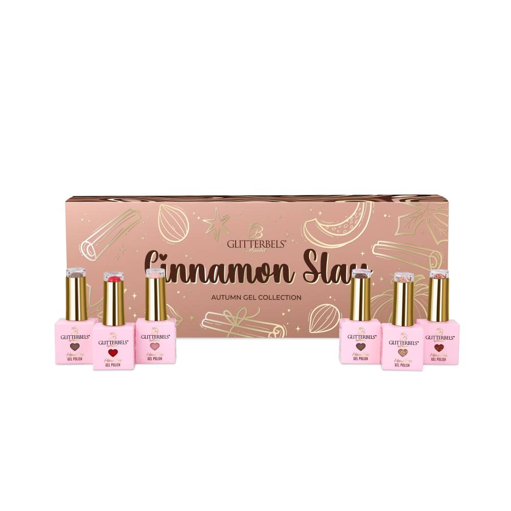 Glitterbels Hema Free Gel Polish Cinnamon Slay Autumn Gel Collection