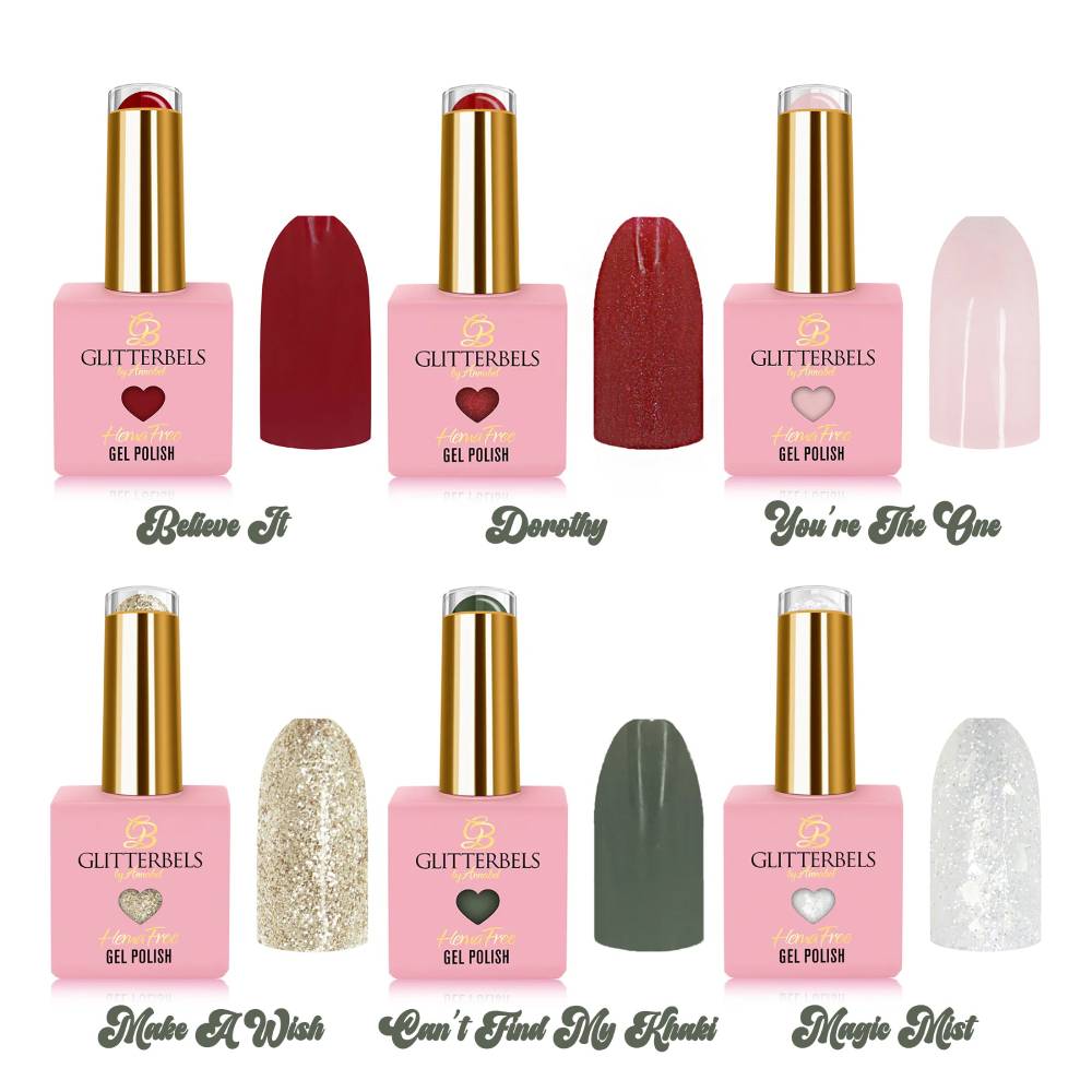 Glitterbels Hema Free Gel Polish Under The Tree Christmas Gel Collection