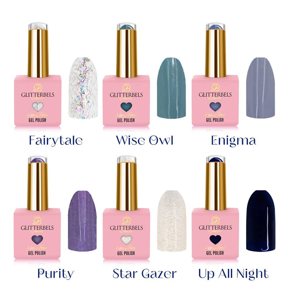 Glitterbels Hema Free Gel Polish Party Perfect Christmas Gel Collection