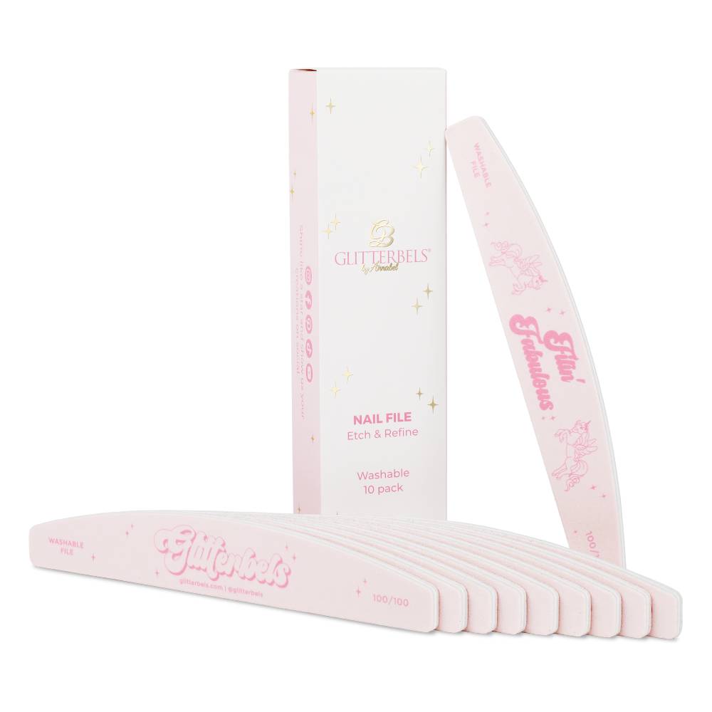 Glitterbels Nail File 100 Grit (10)