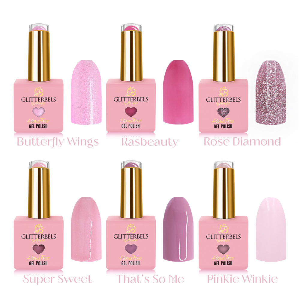 Glitterbels Hema Free Gel Polish Butterfly Bliss Spring Gel Collection