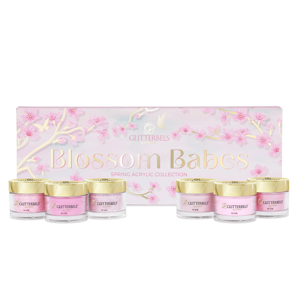 Glitterbels Arylic Powder Blossom Babes Spring Gel Collection