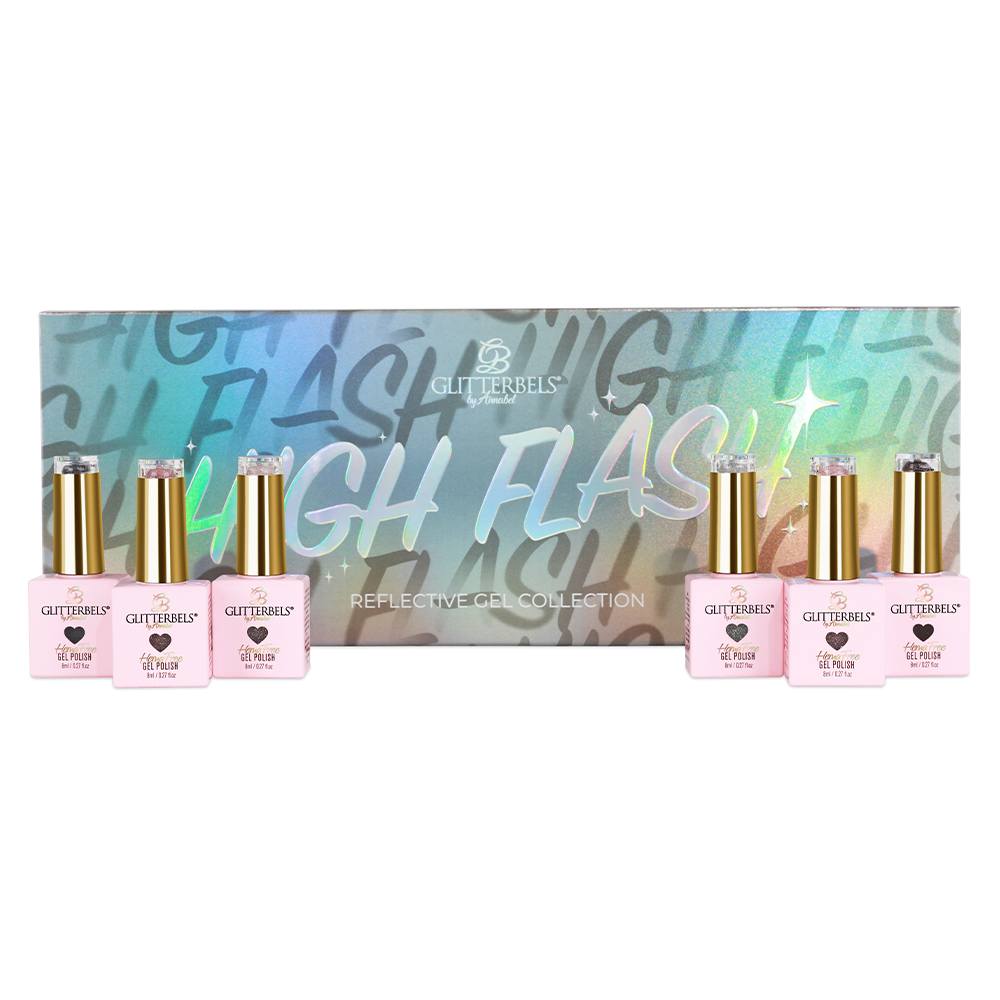 Glitterbels Hema Free Gel Polish High Flash Reflective Gel Polish Collection