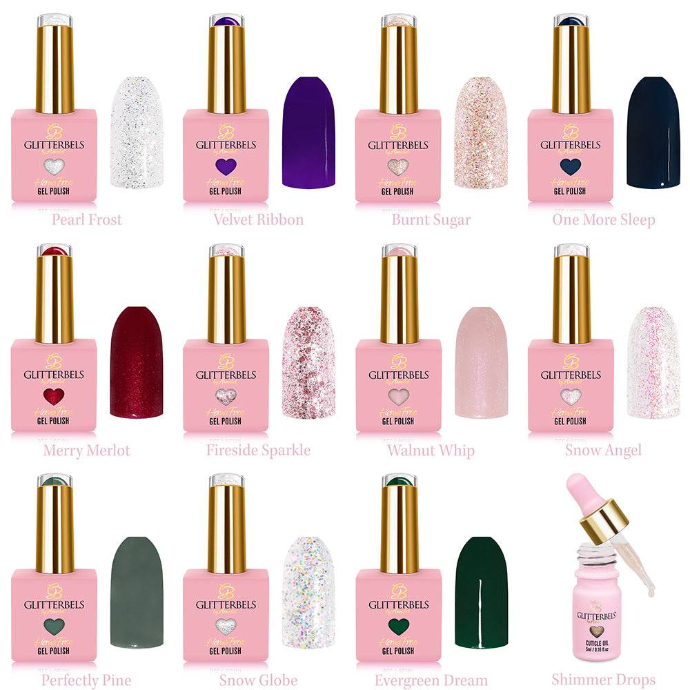 Glitterbels Merry Mani Cracker Collection (12 Crackers)