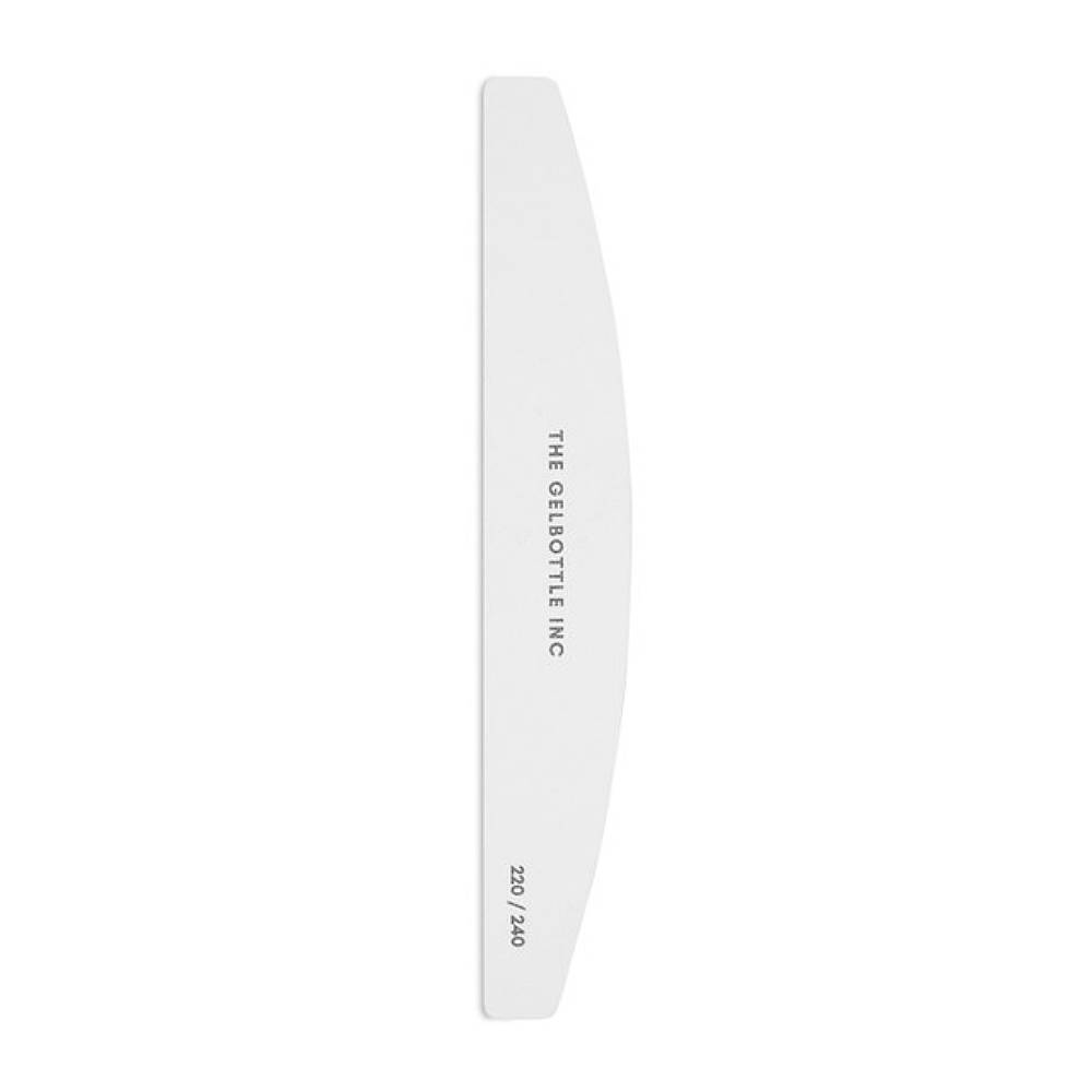 The GelBottle Inc 220/240 White Half Moon Nail File (5)