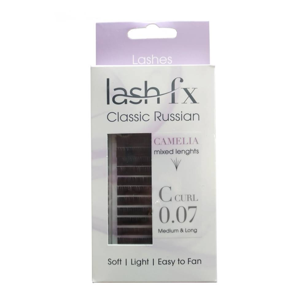 Lash FX Classic Russian Camelia C Curl 0.07 Medium & Long