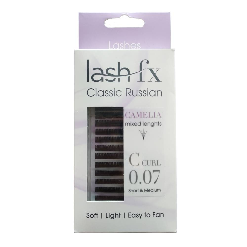 Lash FX Classic Russian Camelia C Curl 0.07 Short & Medium