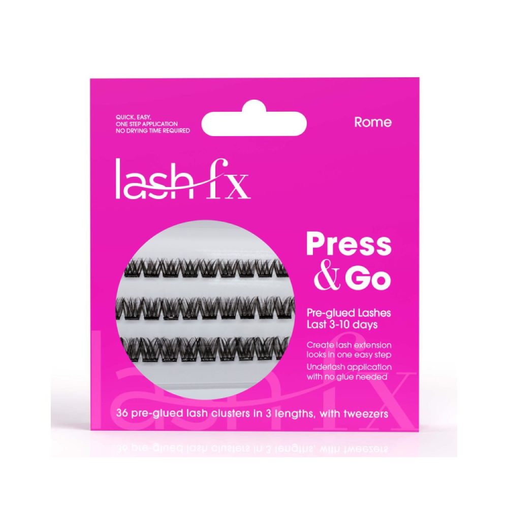 Lash FX Press & Go Pre-Glued Lash Clusters Rome