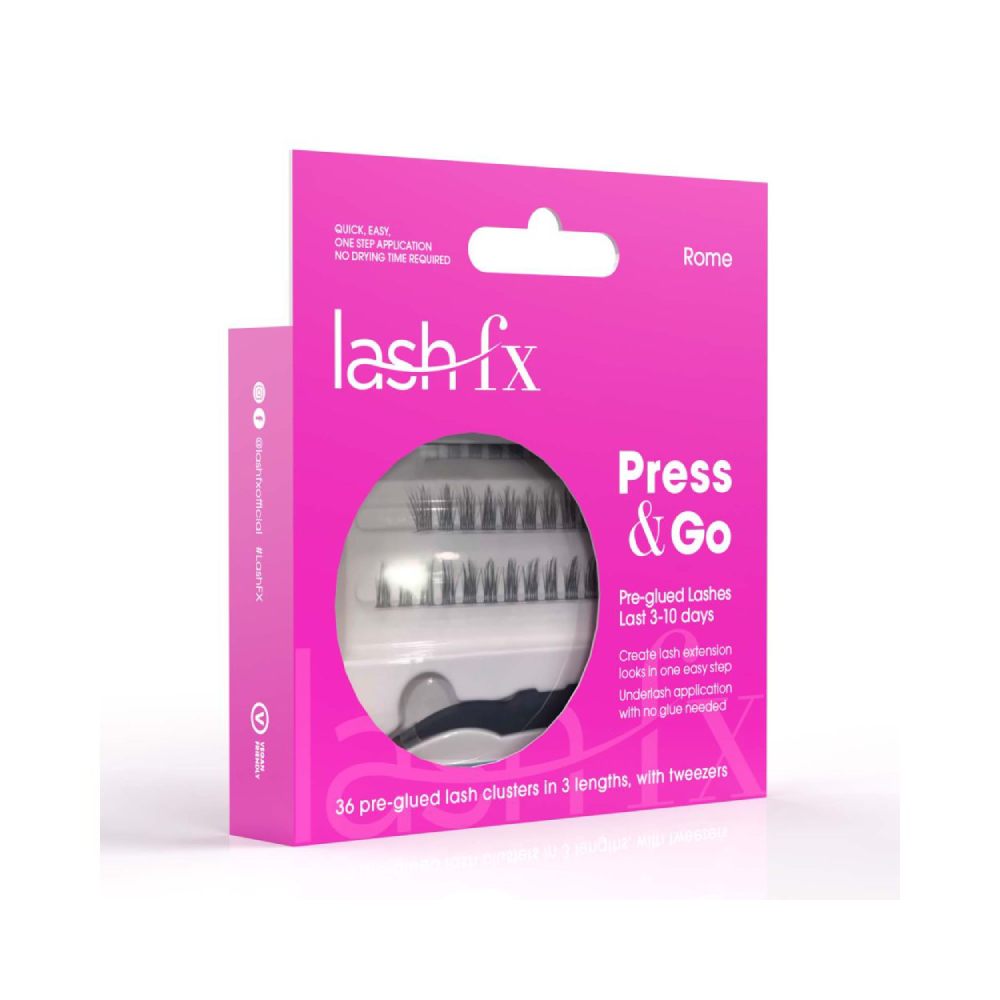 Lash FX Press & Go Pre-Glued Lash Clusters Rome