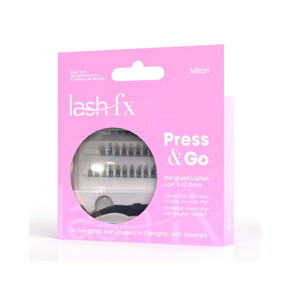 Lash FX Press & Go Pre-Glued Lash Clusters Milan