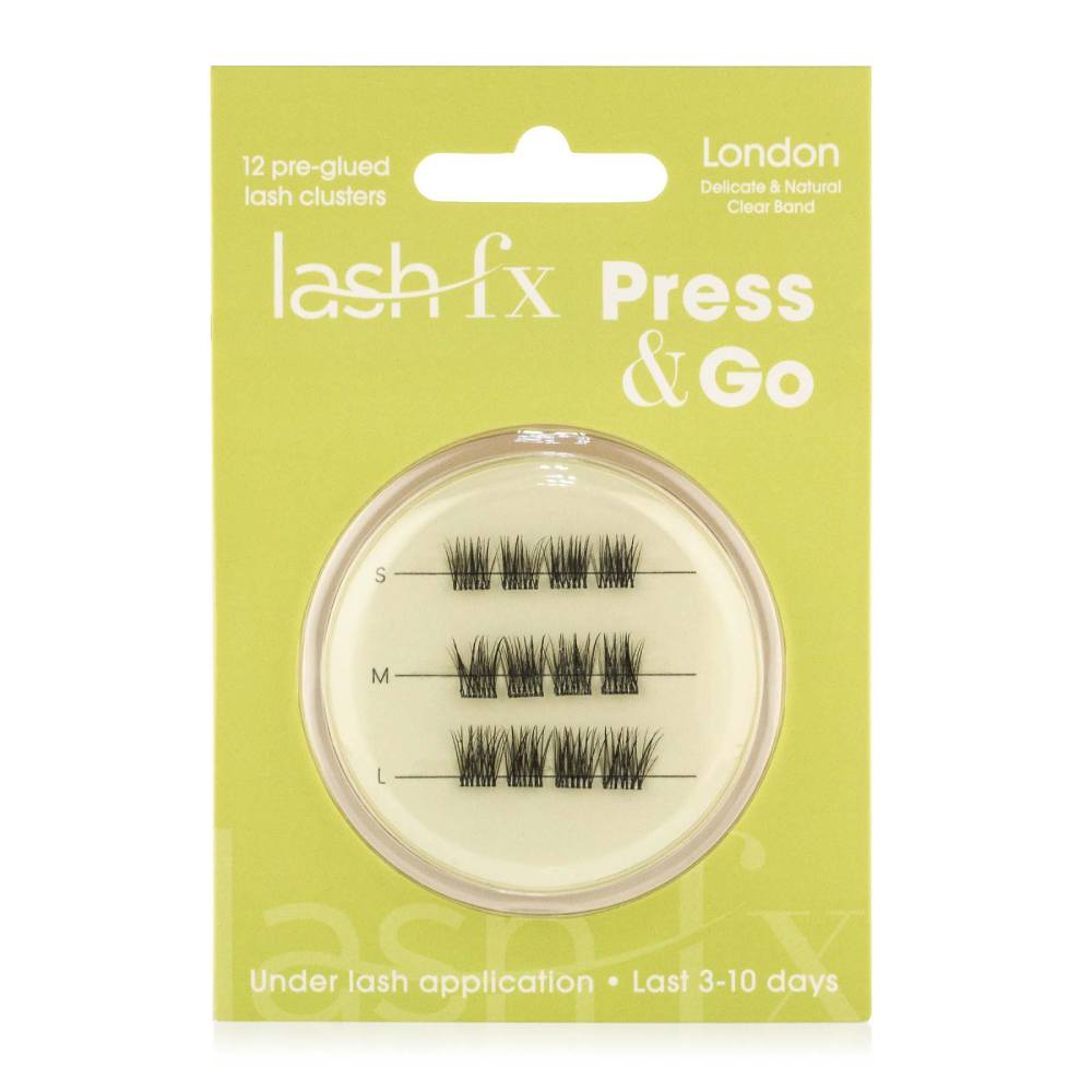 Lash FX Press & Go Pre-Glued Top Up Lash Clusters London
