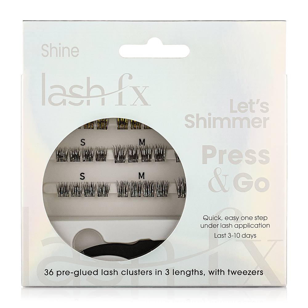 Lash FX Press & Go Pre-Glued Lash Clusters Shine