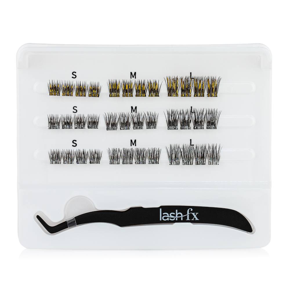 Lash FX Press & Go Pre-Glued Lash Clusters Shine