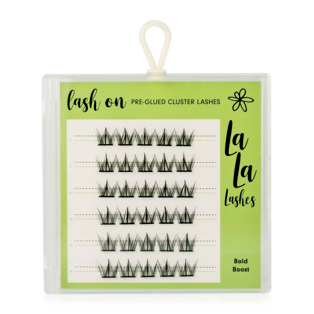 LaLa Lashes Pre-Glued Cluster Lashes Bold Boost