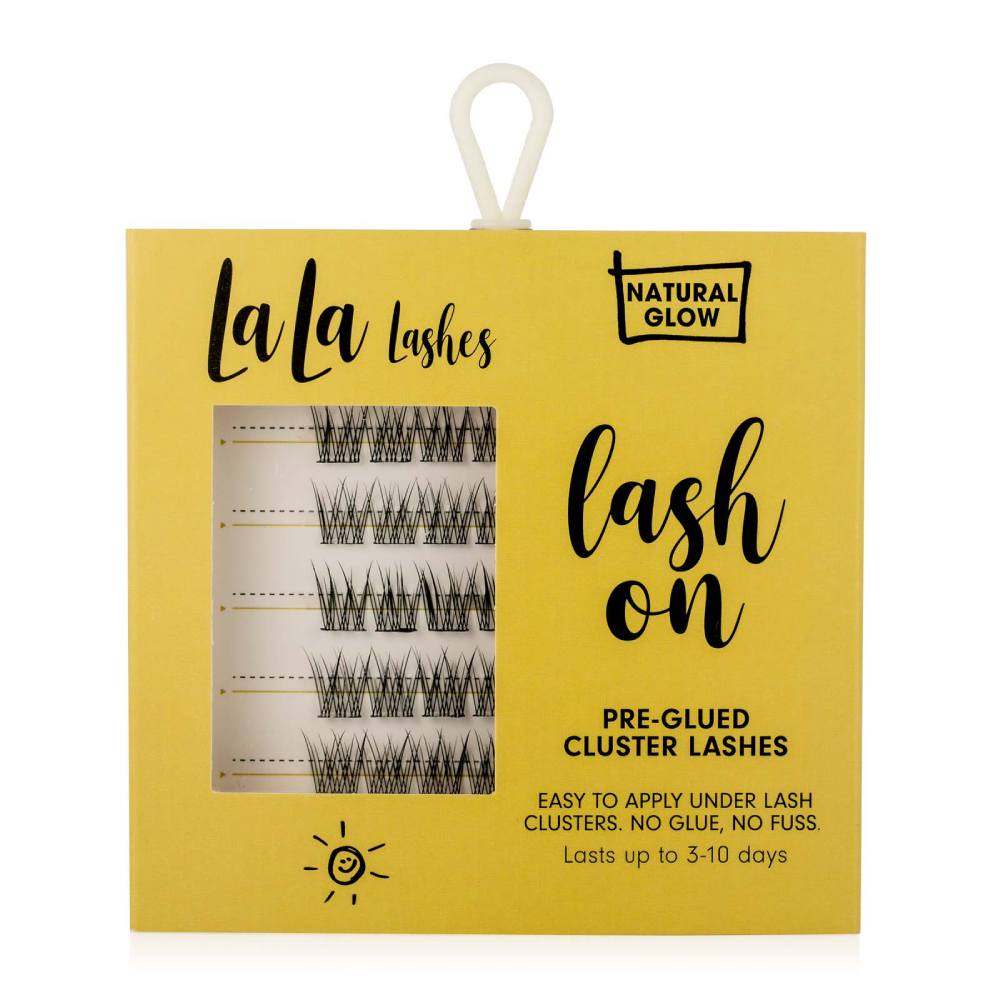LaLa Lashes Pre-Glued Cluster Lashes Natural Glow