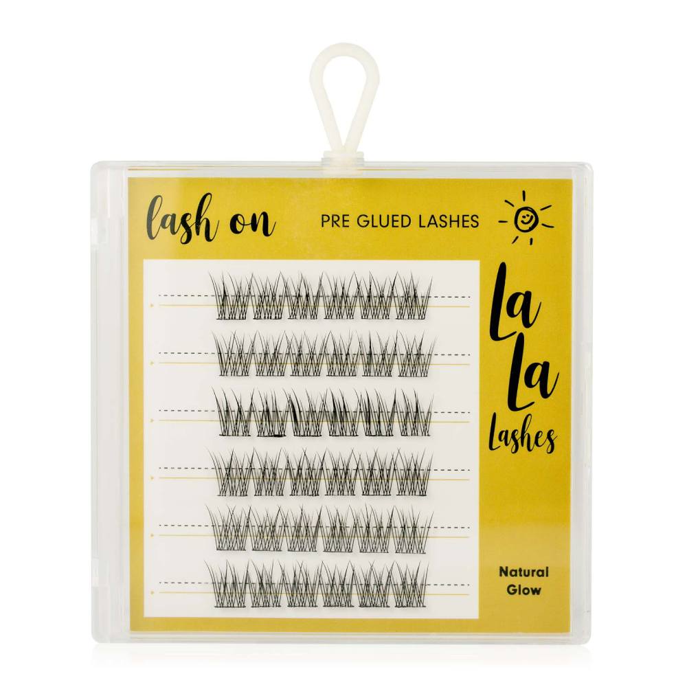 LaLa Lashes Pre-Glued Cluster Lashes Natural Glow